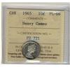 Image 1 : 1965 10¢  ICCS PL66 Heavy Cameo