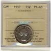 Image 1 : 1957 25¢ ICCS PL65.