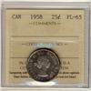 Image 1 : 1958 25¢ ICCS PL65.