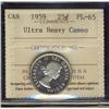 Image 1 : 1959 25¢ ICCS PL65 Ultra Heavy Cameo.