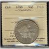 Image 1 : 1898 50¢  ICCS F15