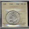 Image 1 : 1941 50¢ ICCS MS62.