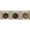 Image 1 : 1957 $1 1 WL.  Lot of 3 coins all ICCS graded includes MS60, MS62 & MS63.
