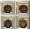 Image 1 : 1957 $1 1 WL ICCS MS62.  Lot of 4 coins.
