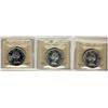 Image 1 : 1958 $1 PL66 Cameo(2) & 1964 $1 PL65.  Lot of 3 coins all ICCS graded.