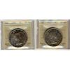 1963 & 1964 $1 ICCS MS62.  Lot of 2 coins.