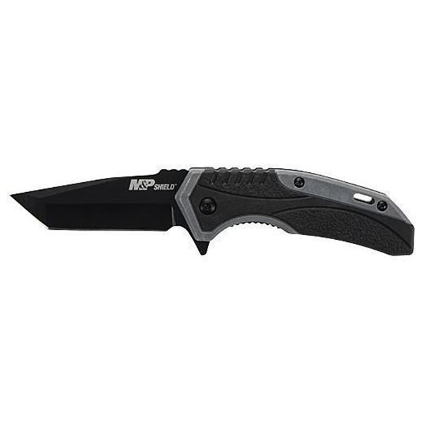 S& W KNIFE M& P SHIELD 2.8" TANTO SPRING ASSIST BLACK