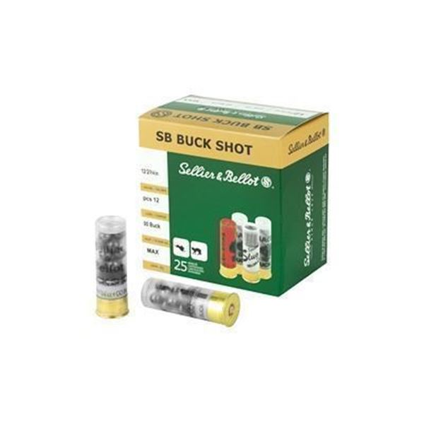 S& B 12GA 2.75 1.25OZ 00 12PEL - 25 Rds