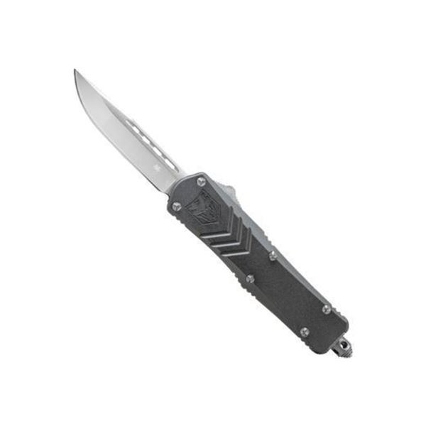 COBRATEC MEDIUM FSX OTF GREY 3" D2 STEEL DROP POINT