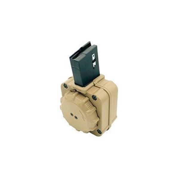 PROMAG AR-15 5.56 DRUM 65RD POLY FDE