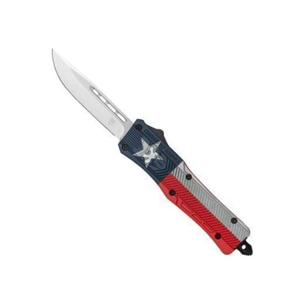 COBRATEC MEDIUM CTK1 OTF TEXAS STATE FLAG CRKTE 3  DROP POINT