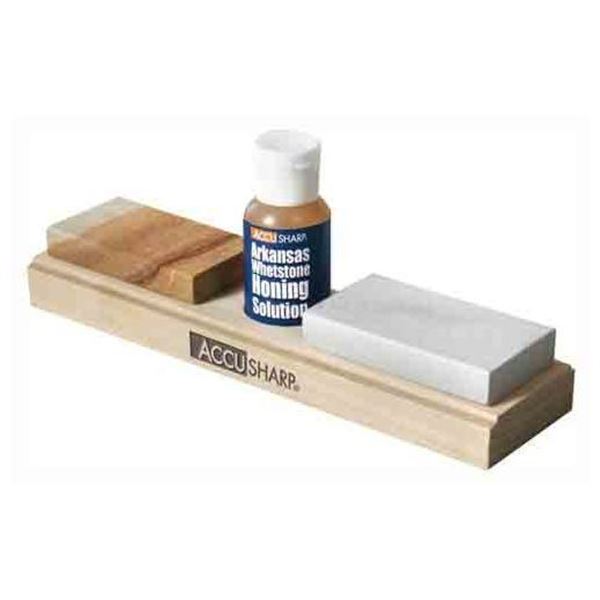 ACCUSHARP ARKANSAS WHETSTONE COMBO KNIFE SHARPENING KIT