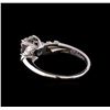 Image 3 : 0.50 ctw Diamond Ring - 14KT White Gold
