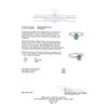Image 5 : 2.84 ctw Sapphire and Diamond Ring - 14KT White Gold