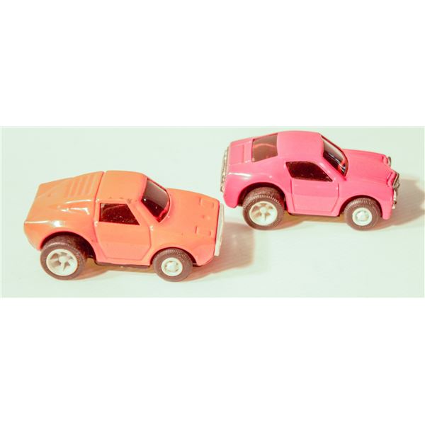 80'S TONKA RACECAR SET ORANGE AND RED