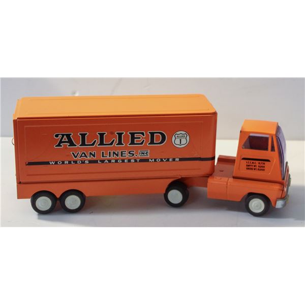 73 TONKA ALLIED VAN SET ORANGE