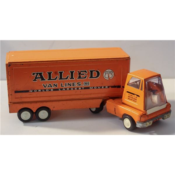 73 TONKA ALLIED VAN SET ORANGE