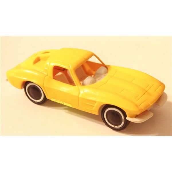 1963 TONKA CORVETE YELLOW PLASTIC