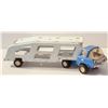 Image 1 : 1973 TONKA CAR CARRIER BLUE + WHITE