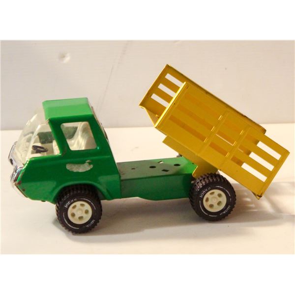 70'S TONKA STAKE TRUCK GREEN + YELLOW