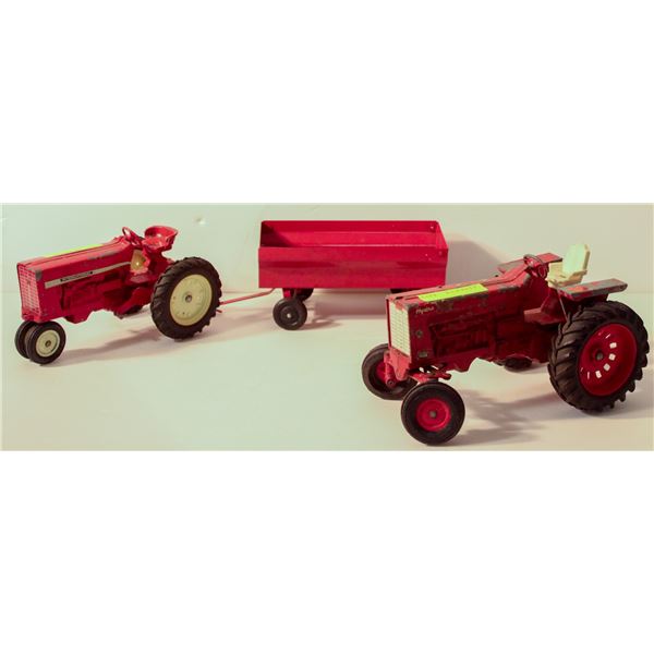 INTERNATIONAL TRACTORS + WAGON