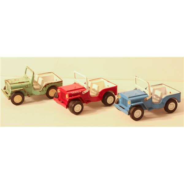 70'S TONKA JEEP BLUE GREEN RED