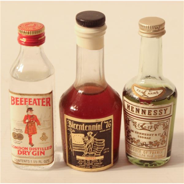 BEEFEATER GIN, 1976 SHERRY, HENNESSY COGNAC