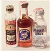 Image 1 : VLEK GIN, BRITISH NAVY RUM, ABSOLUT VODKA