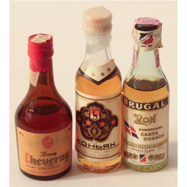 CHEVERNY BRANDY, RUSSIAN VODKA, BRUGAL RUM