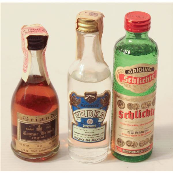 ROSTOV VODKA, SCHLICHTE, BRIANDE COGNAC