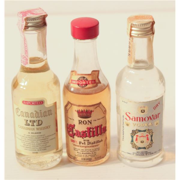 CANADIAN LTD, RON CASTILLO RUM, SAMOVAR VODKA