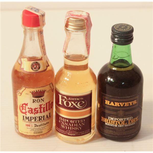 RON CASTILLO RUM, JAMES FOXE, HARVEYS SHERRY