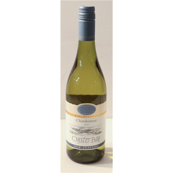 OYSTER BAY 2019 CHARDONNAY 750ML 13% ALC