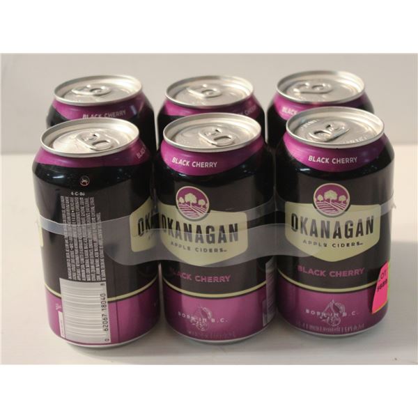 6 PACK OF OKANAGAN CIDER355ML 3.0% ALC