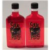 Image 1 : 2 BOTTLES OF 375ML  RASPBERRY SOUR PUSS LIQUOR 15%