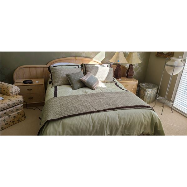 Century Bed Frame, Night Tables Cat C