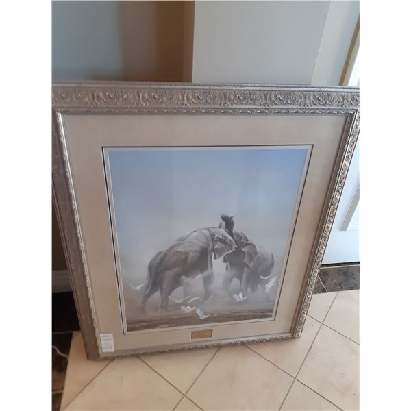 Framed Robert Bateman Print Cat B