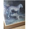 Image 2 : Large Framed Lepoard Print Cat Ap