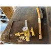 Image 3 : 80" LONG  X 32" METAL WORK BENCH INCLUDES CONTENTS (4" VICE, WELDING RODS, SMALL GRINDER, WELDING