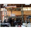 Image 1 : 1 SECTION OF METAL RACKING - 12'W X 36" X 17'H - 2 UPRIGHTS, 4 CROSS BEAMS