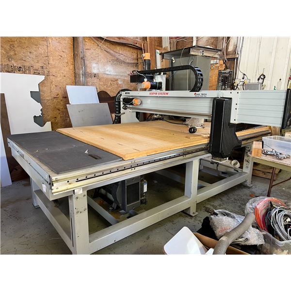 CAM TECH ROUTER MASTER II 52X102 SERVO CNC SYSTEM, CENTROID CNC CONTROL, 5 POSITION