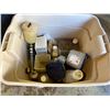 Image 1 : BIN OF PAINTING SUPPLIES - HVLP GUN ETC
