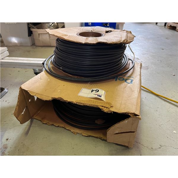 2 SPOOLS OF DEKORON 1/4" SEMI-FLEXIBLE TUBING