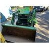 Image 8 : JOHN DEERE 1026R TRACTOR S/N E112912 - 4WD, DIESEL, 54" AUTO CONNECT MOWER, 54" BUCKET