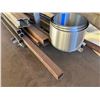 Image 2 : LARGE LOT OF ALUMINUM OFF CUTS - SOME STEEL TUBING - INCLUDES ROLLING RACK