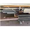Image 8 : LARGE LOT OF ALUMINUM OFF CUTS - SOME STEEL TUBING - INCLUDES ROLLING RACK