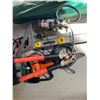 Image 2 : GROUP LOT SMALL ELECTRIC PUMP, ELECTRIC 3/8" IMPACT GUN, ELECTRIC POLISHER, 2 X 2' ALUMINUM LEVELS,