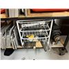 Image 2 : ROLLING CART WITH CONTENTS - MACHINE SCREWS, WIRING COMPONENTS, SPRINGS, TOOL BITS, AIRCRAFT RIVETS