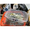 Image 2 : ROLLING WORKBENCH WITH CONTENTS (64" X 36") - ALL TYPES OF PLIERS, HAMMERS, SCREWDRIVERS,
