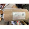 Image 2 : LARGE BIN OF ASSORTED REAL WOOD VENEERS, ROLL OF FELT, ROLL OF SIGN MAKING PLASTICS ETC